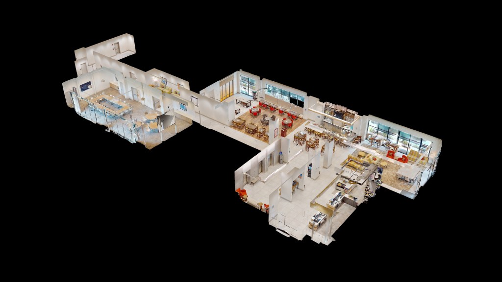 Matterport Pro 3 3D tour for luxury hotel marketing.